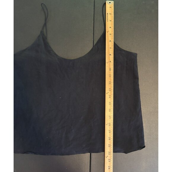 Everlane Black Silk Camisole Tank Top, Layering, Elevated Basic, Size Small - Picture 6 of 6